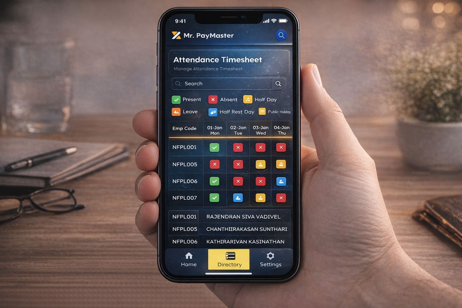 Attendance Approval Workflow